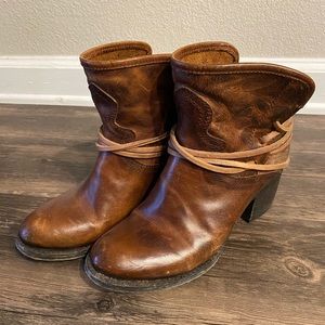 Freebird Casey Boots - Cognac, Size 7